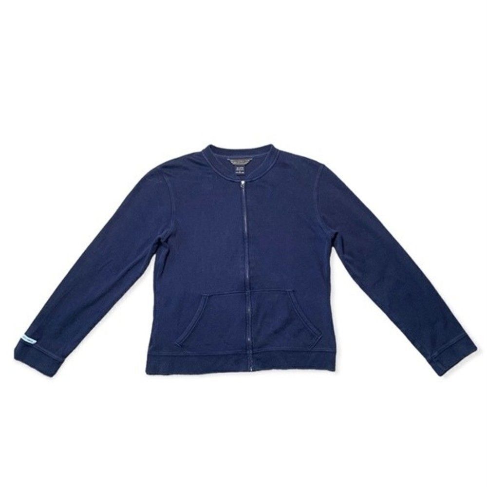 Abercrombie & Fitch Jacket Large Y2K School Girl Prep College Varsity Blue